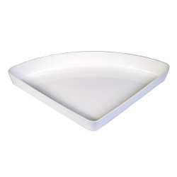 vassoio 1 4 di cerchio 28x28x4cm