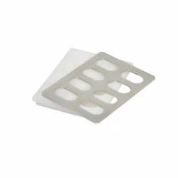 stampo piatto per scatola magica per 8 spiedini tondi