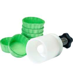 kit meat cake pirottini verde diam6cm