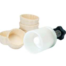 kit meat cake pirottini bianco diam 6cm