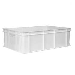 cassetta service bianca non forata 60x40cm h19cm 45lt