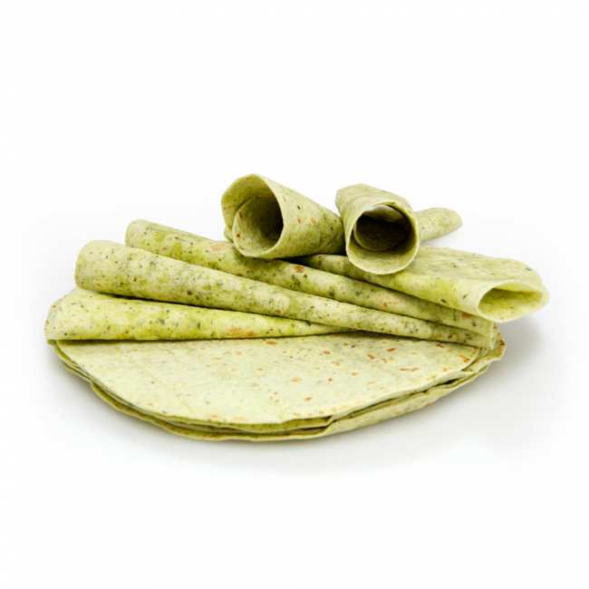 Tortillas agli Spinaci 30cm / 10 pezzi