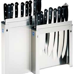 portacoltelli inox 305x66cm aperto