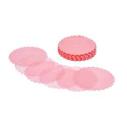 dischi perlafol tondo frastagliato diametro 90mm frastagliato 500g rosa