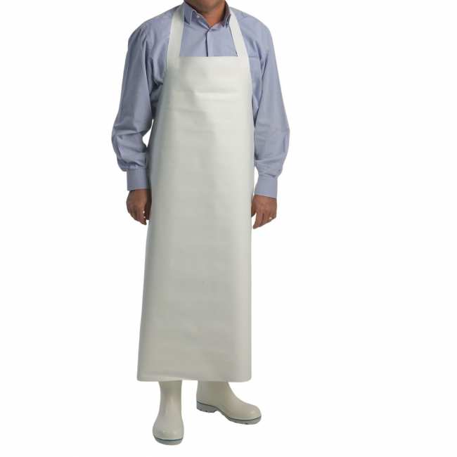 grembiule 120x90cm bianco gommato